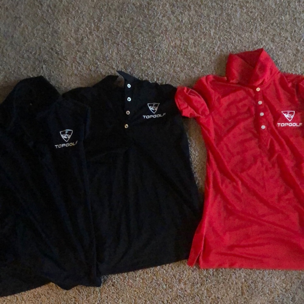 3 never worn golf polos (two are Oakley brand)